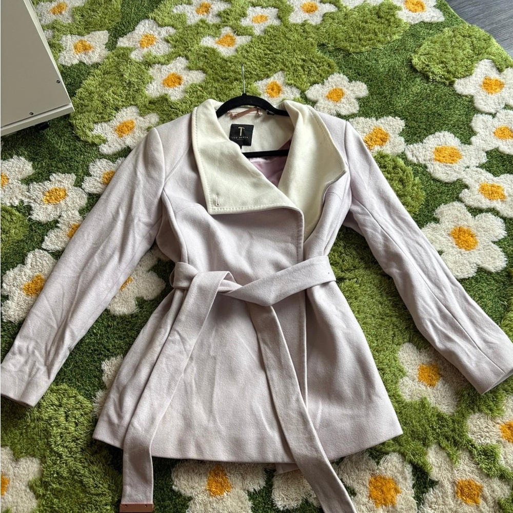 Ted Baker wool short wrap coat